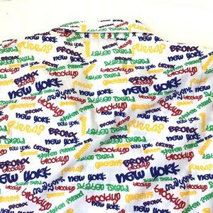 New York City Graffitti Bronx Queens Brooklyn Manhattan Staten 3XL SS Men Shirt